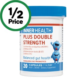 Inner-Health-Plus-Double-Strength-Capsules-Pk-20 on sale