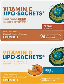 Lipo-Sachets+Vitamin+C+or+D+30+x+5g+Sachets