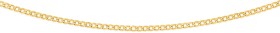 9ct-Gold-45cm-Solid-Curb-Chain on sale