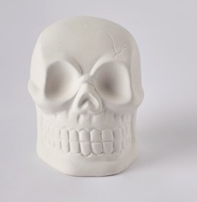 Spooky+Hollow+Do+It+Yourself+Ceramic+Skull