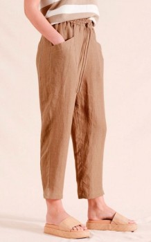 Piper+Relaxed+Tapered+Linen+Pant