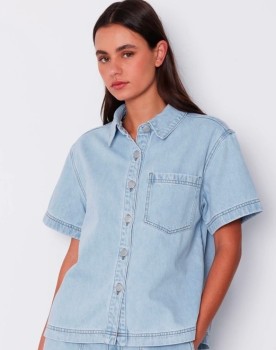 Grab-Denim-Shirt on sale