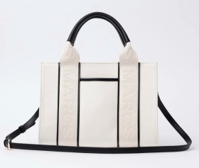 Marcs+Barbados+Tote+in+Chalk%2FBlack