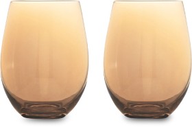 Maxwell+%26amp%3B+Williams+Glamour+Stemless+Glass+560ml+Set+of+2+in+Gold