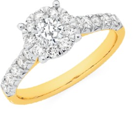 18ct+Gold+Diamond+Ring