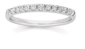 18ct-White-Gold-Diamond-Band on sale