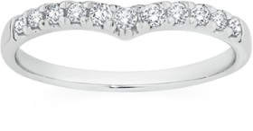 9ct-White-Gold-Diamond-Curved-Band on sale