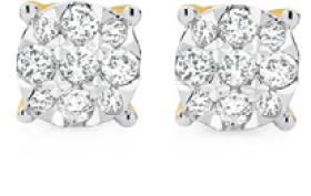 9ct-Yellow-Gold-Diamond-Stud-Earrings on sale