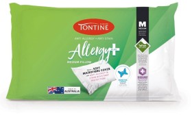 Tontine+Allergy+Plus+Medium+Standard+Pillow