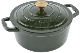 40%25+off+Culinary+Co+by+Manu+Cast+Iron+Casserole+Dish+4.7L