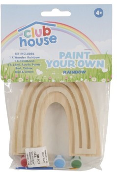 50%25+off+NEW+Club+House+Paint+Your+Own+Rainbow+Multicoloured