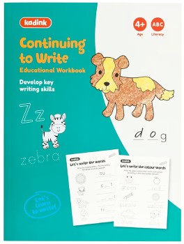 Kadink-Workbooks-48-Pages-Continuing-to-Write on sale