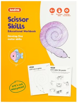 Kadink-Workbooks-48-Pages-Scissor-Skills on sale