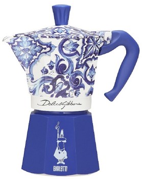 Bialetti+X+Dolce%26amp%3BGabbana+%26lsquo%3BBlu+Mediterraneo%26rsquo%3B+Moka+Express+Six-Cup