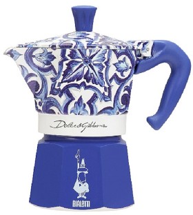 Bialetti+X+Dolce%26amp%3BGabbana+%26lsquo%3BBlu+Mediterraneo%26rsquo%3B+Moka+Express+Three-Cup