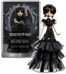 Monster+High+x+Wednesday+Raven+Dress+Collectible+Doll