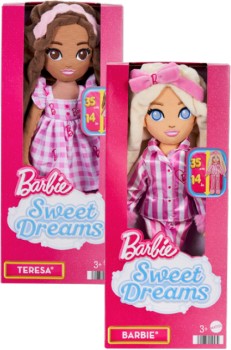 Barbie+Assorted+Sweet+Dreams+Fashion+Plush+Dolls