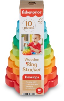 Fisher-Price+Wooden+Ring+Stacker