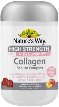 Natures+Way+High+Strength+Adult+Vita+Gummies+Collagen+Beauty+Complex+50+Pack