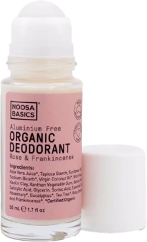 Noosa-Basics-Rose-Frankincense-Roll-on-Deodorant-50ml on sale