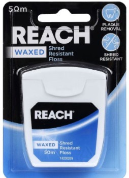 Reach+Waxed+Shred+Resistant+Dental+Floss+50m