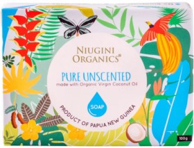 Niugini-Organics-Virgin-Coconut-Oil-Soap-Unscented-100g on sale