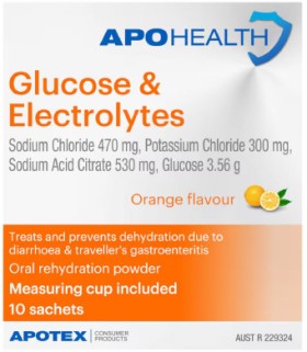 Apohealth-Glucose-Electrolytes-Orange-Flavour-10-Sachets on sale