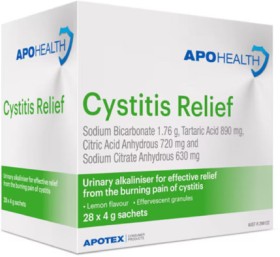 Apohealth+Cystitis+Relief+28+x+4g+Sachets