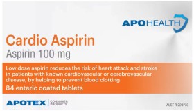 Apohealth+Cardio+Aspirin+100mg+84+Enteric+Coated+Tablets