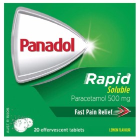 Panadol+Rapid+Soluble+Fast+Pain+Relief+20+Effervescent+Tablets