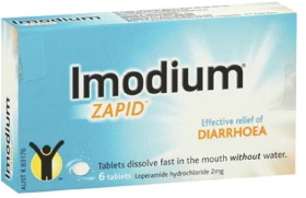 Imodium+Zapid+2mg+for+Diarrhoea+Relief+6+Dissolving+Tablets