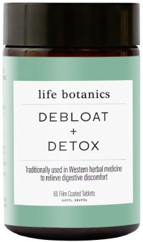 Life+Botanics+Debloat+and+Detox+60+Tablets