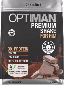 Optislim+Optiman+Shake+Premium+Chocolate+784g