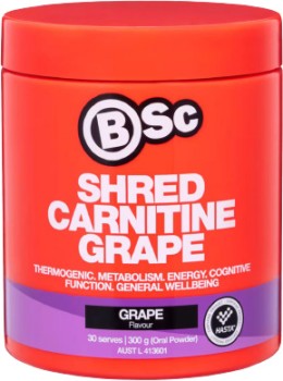 BSc+Body+Science+Shred+Carnitine+Grape+300g