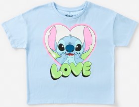 NEW+Lilo+and+Stitch+License+Crop+T-Shirt