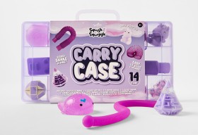 14+Piece+ToyMania+Squish+and+Squiggle+Carry+Case+-+Assorted