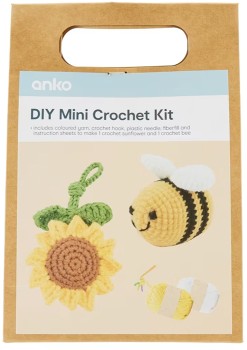 NEW+DIY+Mini+Crochet+Kit+-+Bee