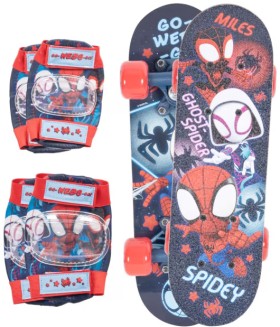 Disney+Junior+Marvel+Spidey+and+His+Amazing+Friends+Skateboard+Combo+Set