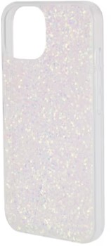 NEW+iPhone+13+Case+-+Silver+Glitter