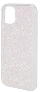 NEW+iPhone+11+Case+-+Silver+Glitter