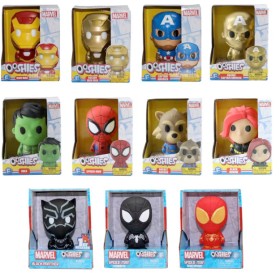 10cm+Marvel+Ooshies+Action+Figure+-+Assorted