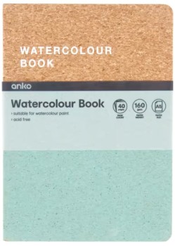 A5-Watercolour-Book-Aqua on sale