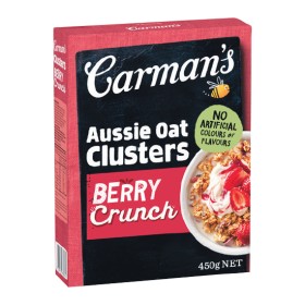 Carmans-Clusters-450g on sale