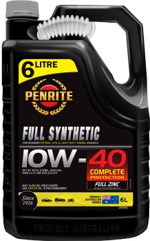 Penrite-Full-Synthetic-10W-40-6L on sale