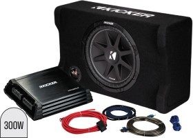 Kicker+Kick+Pack+12%26rdquo%3B+Comp+Downfiring+Sub+%26amp%3B+Matching+Amplifier