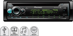 Pioneer+200W+Bluetooth+CD+Receiver