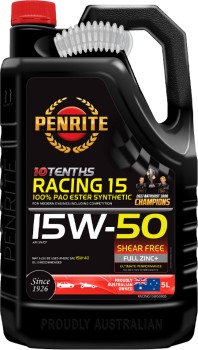 Penrite+10+Tenths+Racing+15+15W-50+5L