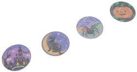 Halloween+Sparkle+Gem+Art+Kit+-+Coasters