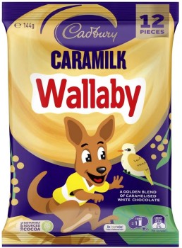 12+Piece+Cadbury+Caramilk+Wallaby+Chocolate+144g