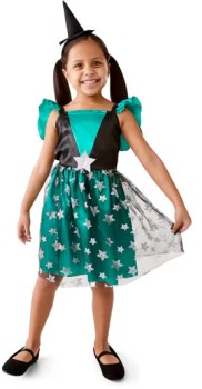 2+Piece+Star+Witch+Dress+Costume+-+Ages+4-6